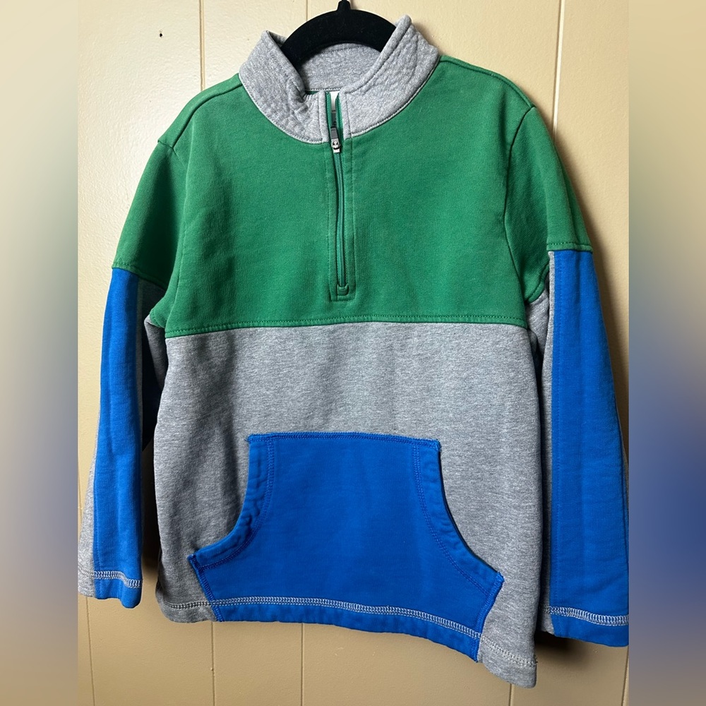Long sleeve 1/4 zip sweatshirt